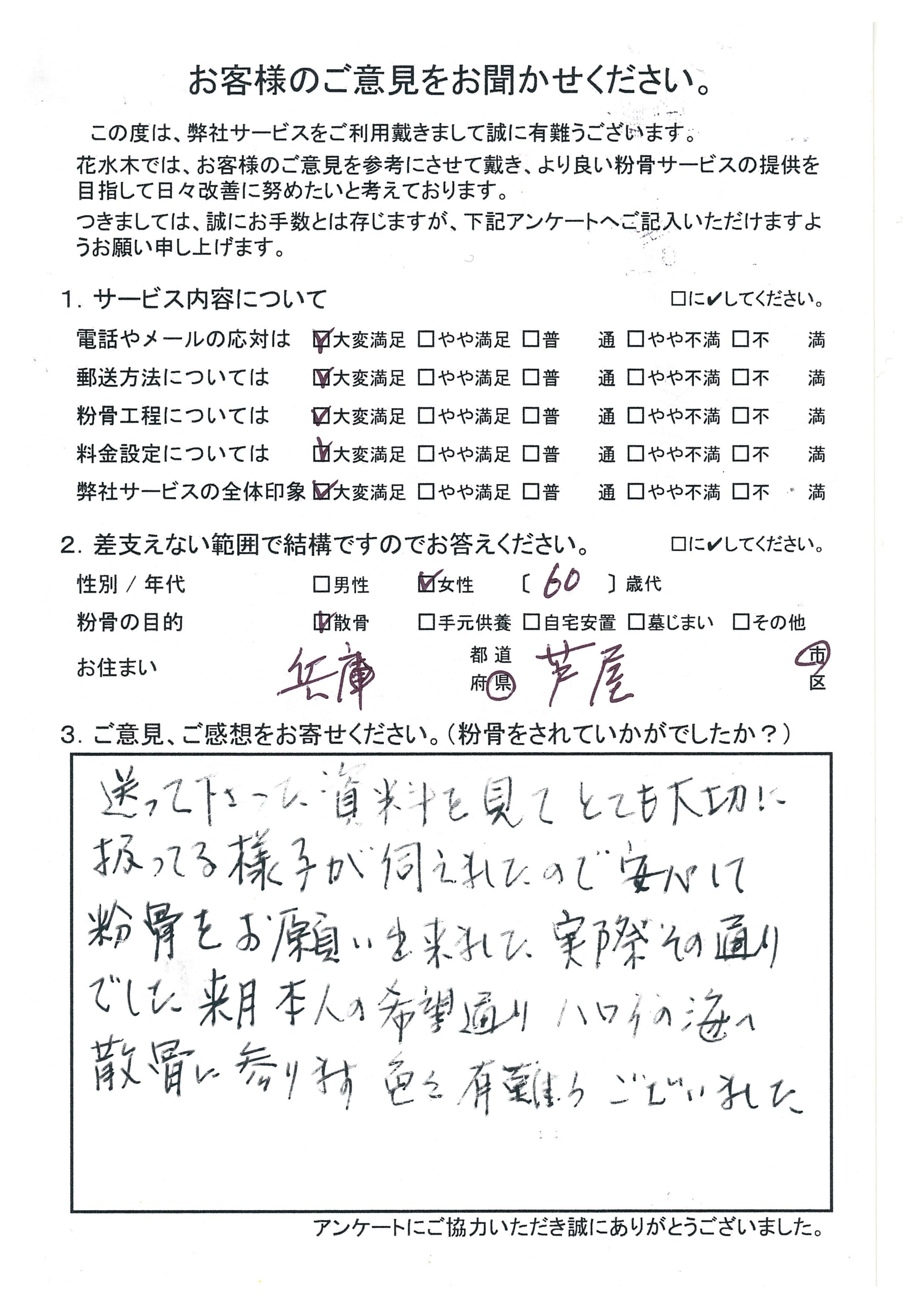 本人の希望通りハワイの海へ散骨に