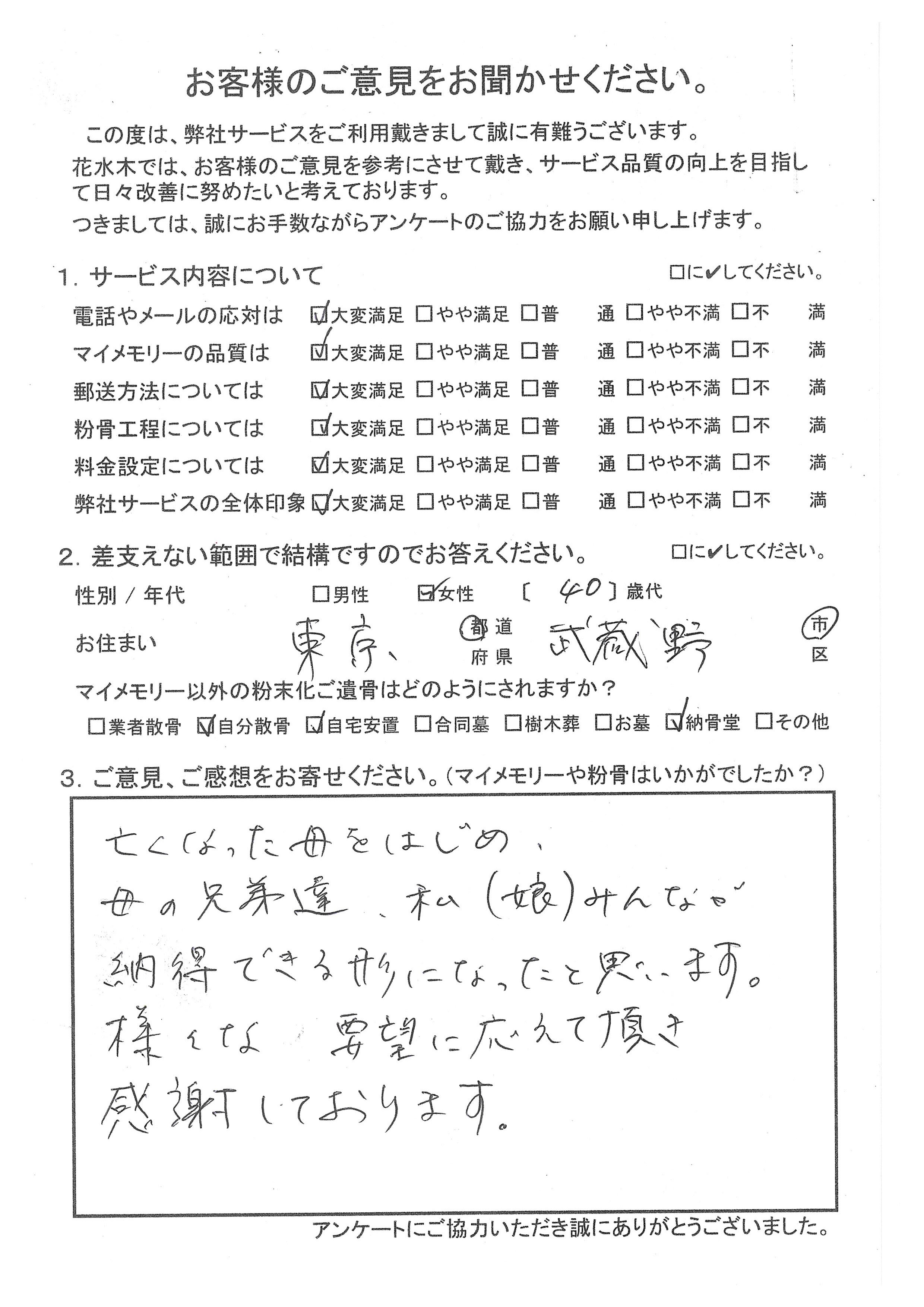 みんなが納得できる形になったと思い