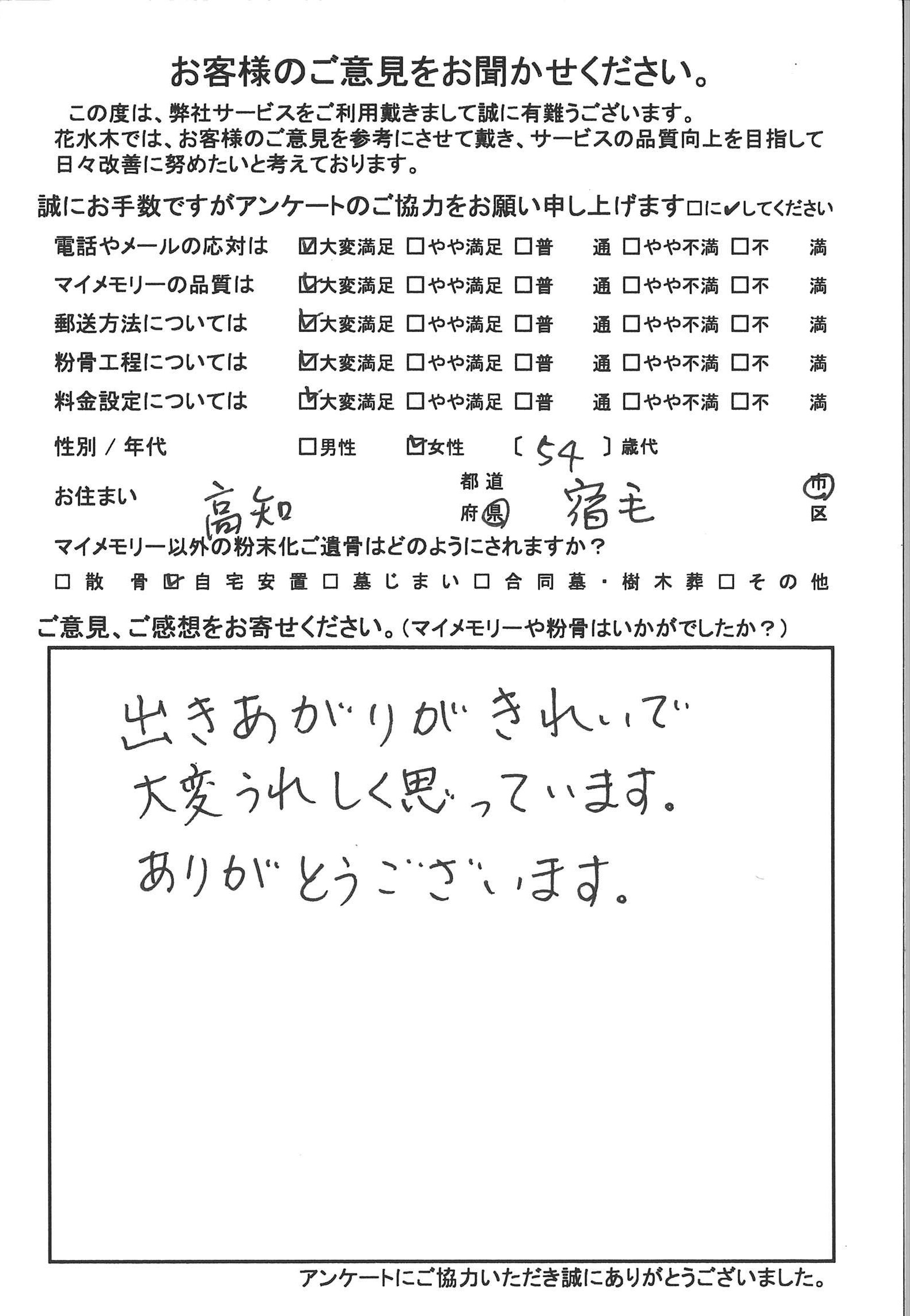 大変うれしく思っています