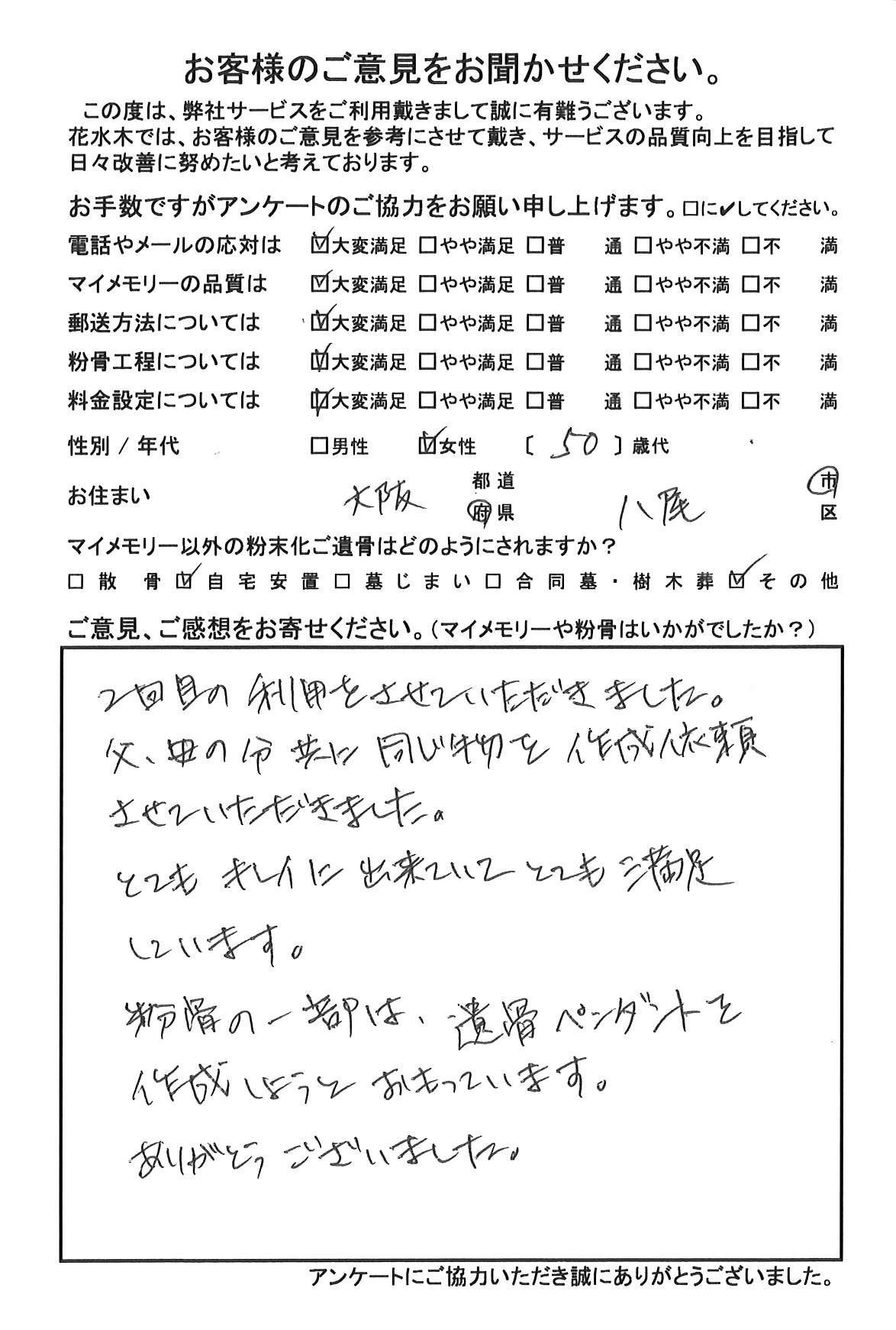 ２回目の利用をさせていただきました