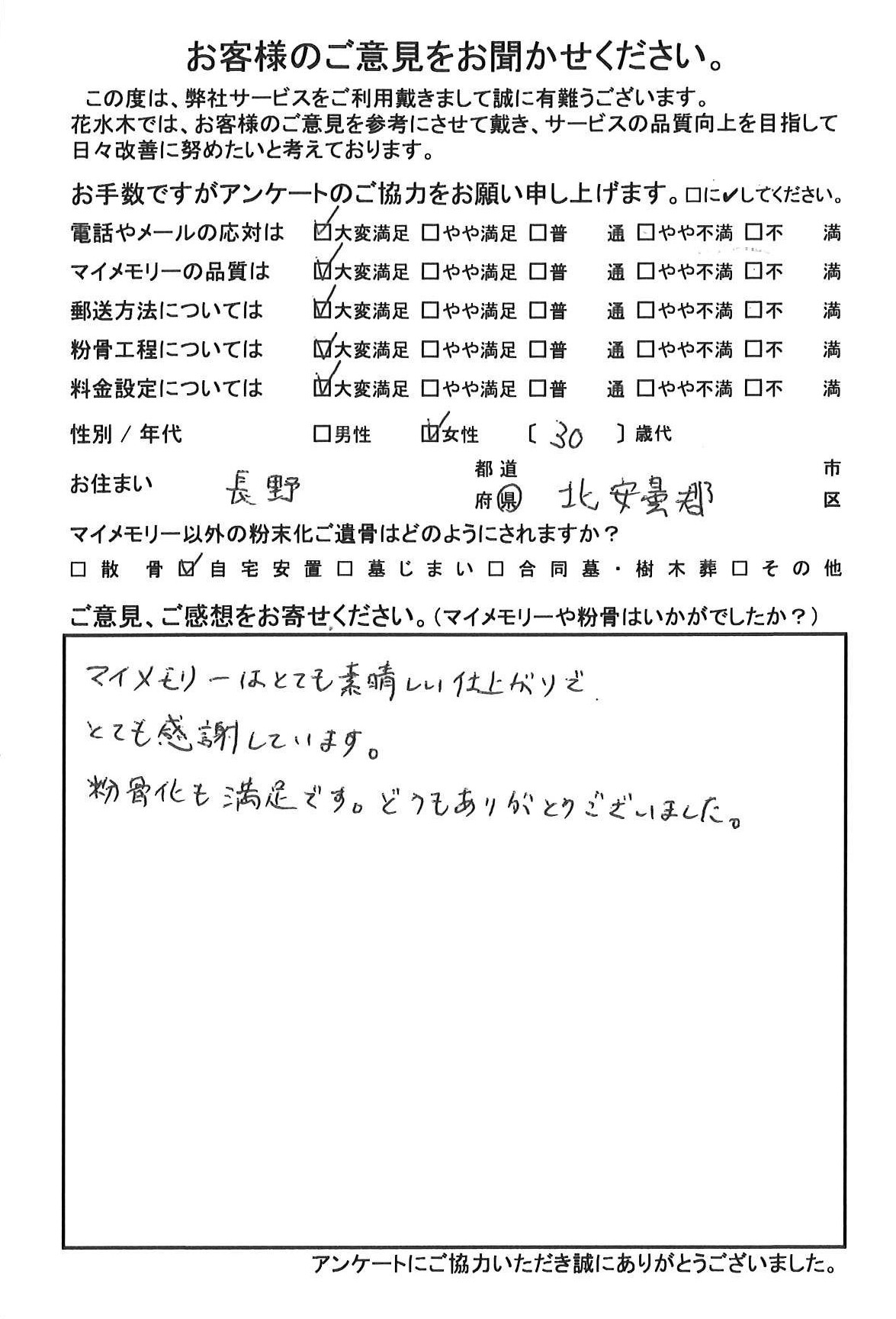 とても感謝しています